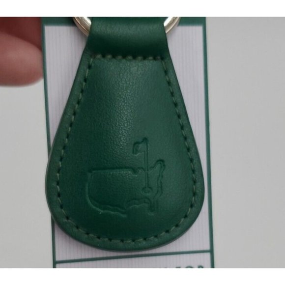 Masters Golf Key Fob Leather Green Augusta National 2023 New In Hand Keychain - Picture 2 of 2